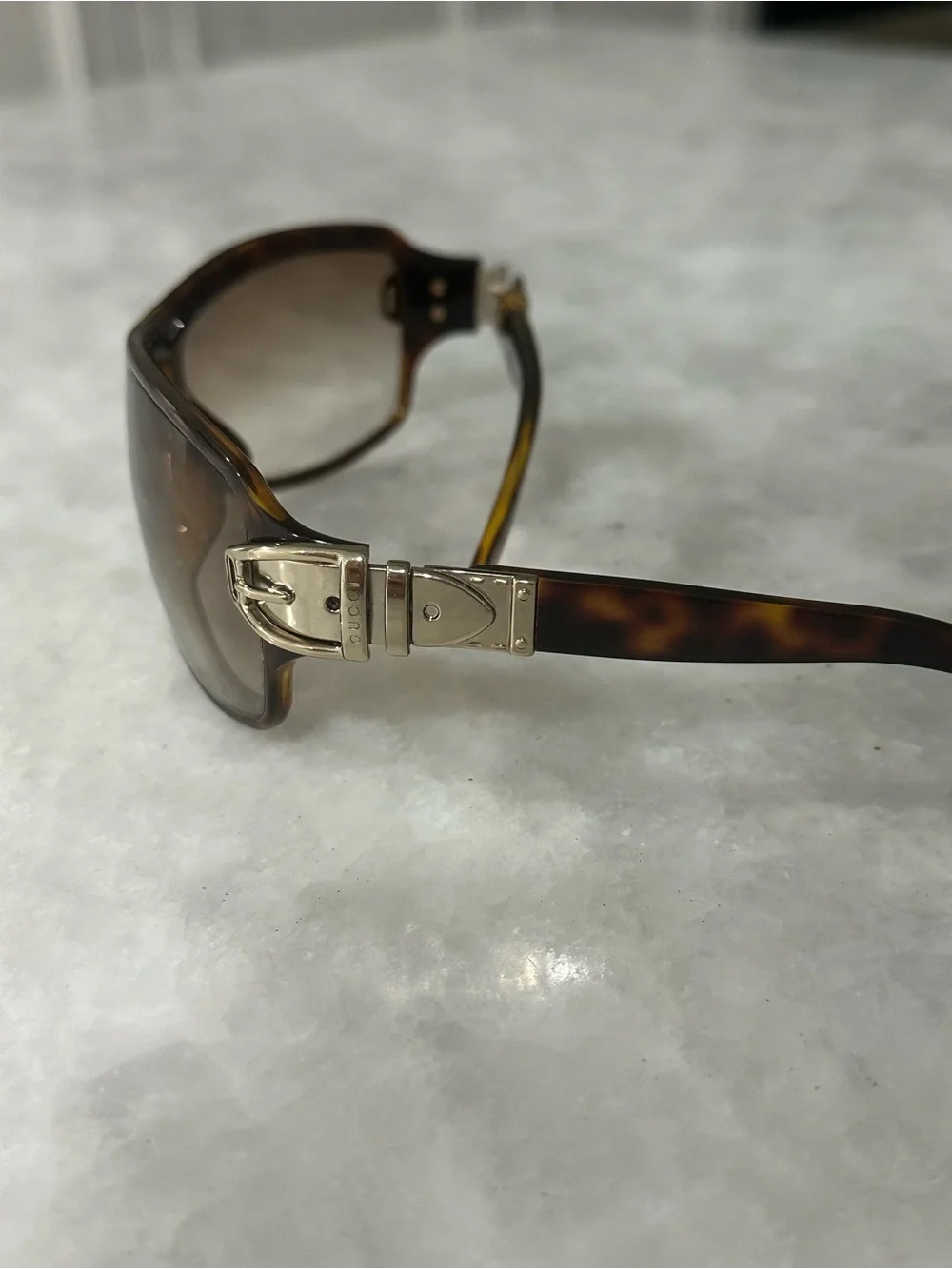 Vintage Gucci Y2K Tortoise Shell Sunglasses